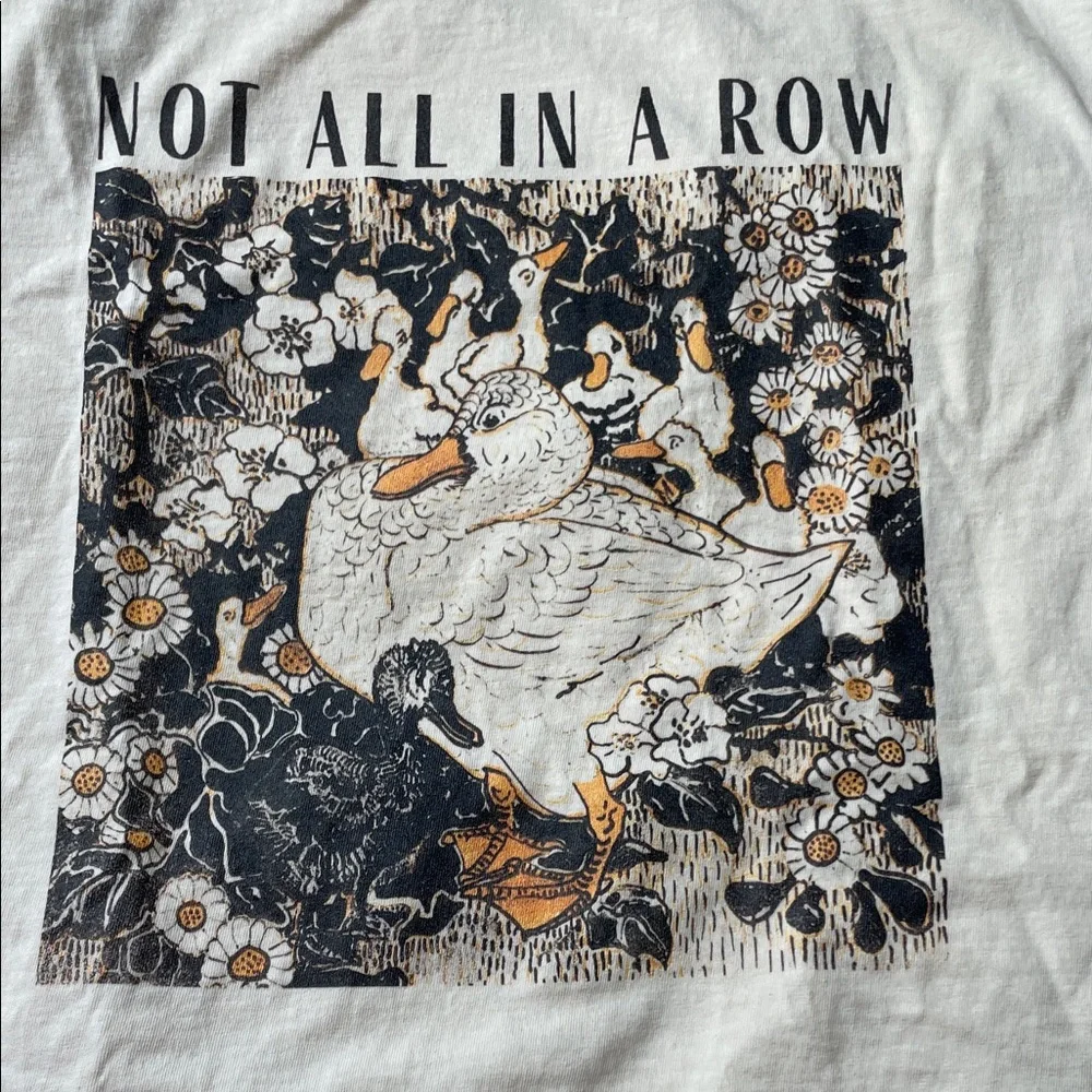 Comfort Colors Ducks Cream Graphic Tee - Short Sleeve - Picture 2 of 4
